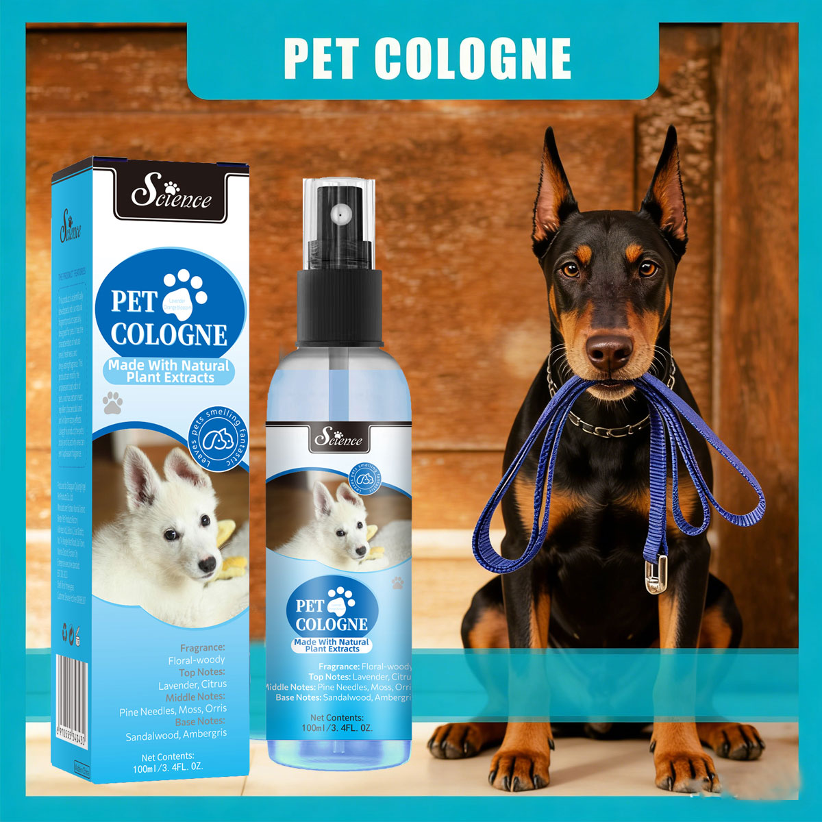 Perfume Fragrance Shampoo - 100 Ml Pet Deodorizing Perfume Spray,