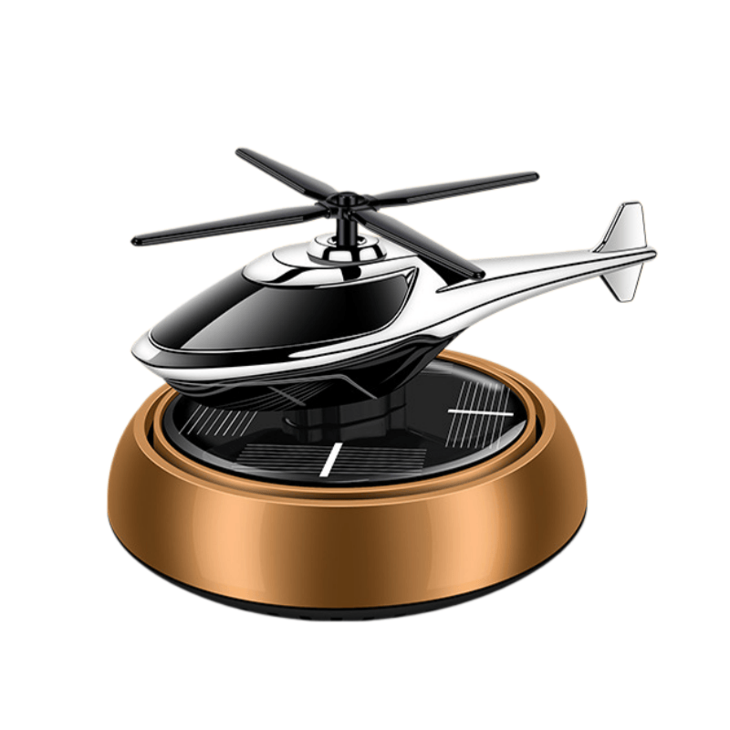Perfume Fragrance Base - Solar Powered Rotating Sport Helicopter Red