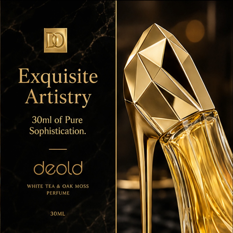 Luxurious golden high-heeled s - Perfume Fragrance Bottle ulasan dan harga