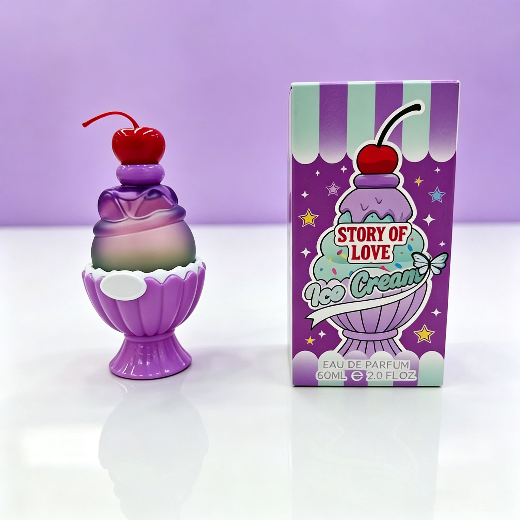 Cute Ice Cream Shaped Eau De P - Perfume Fragrance Bottle ulasan dan harga