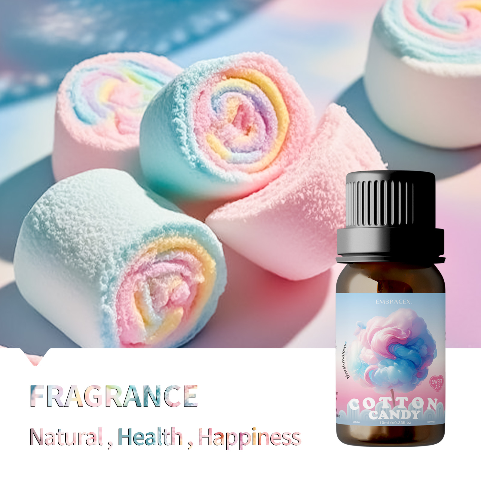 10ml Marshmallow/Cotton Candy  - Perfume Fragrance Essence ulasan dan harga