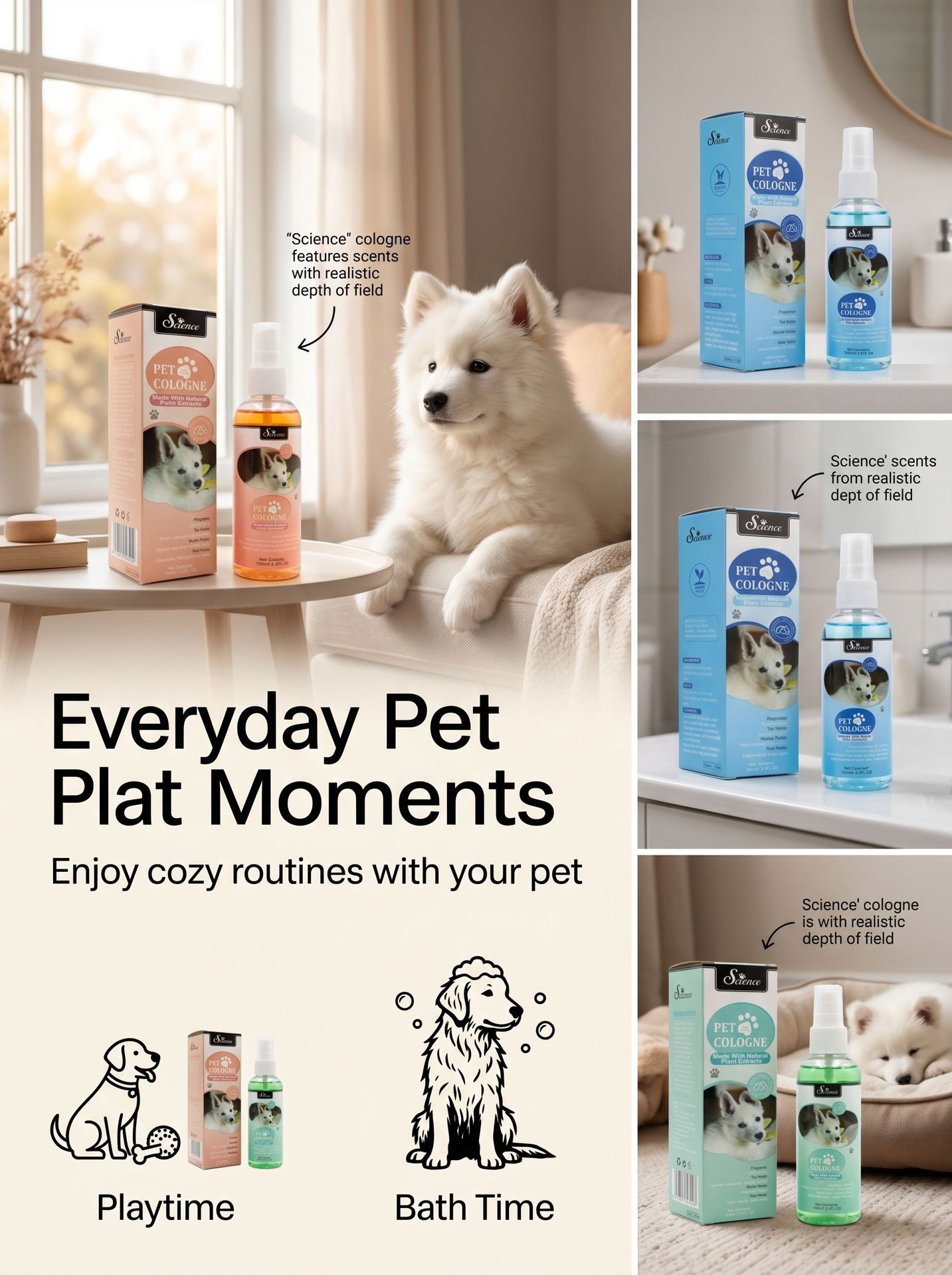 100 ML Dog Perfume Spray Pet S - Perfume Fragrance Shampoo ulasan dan harga