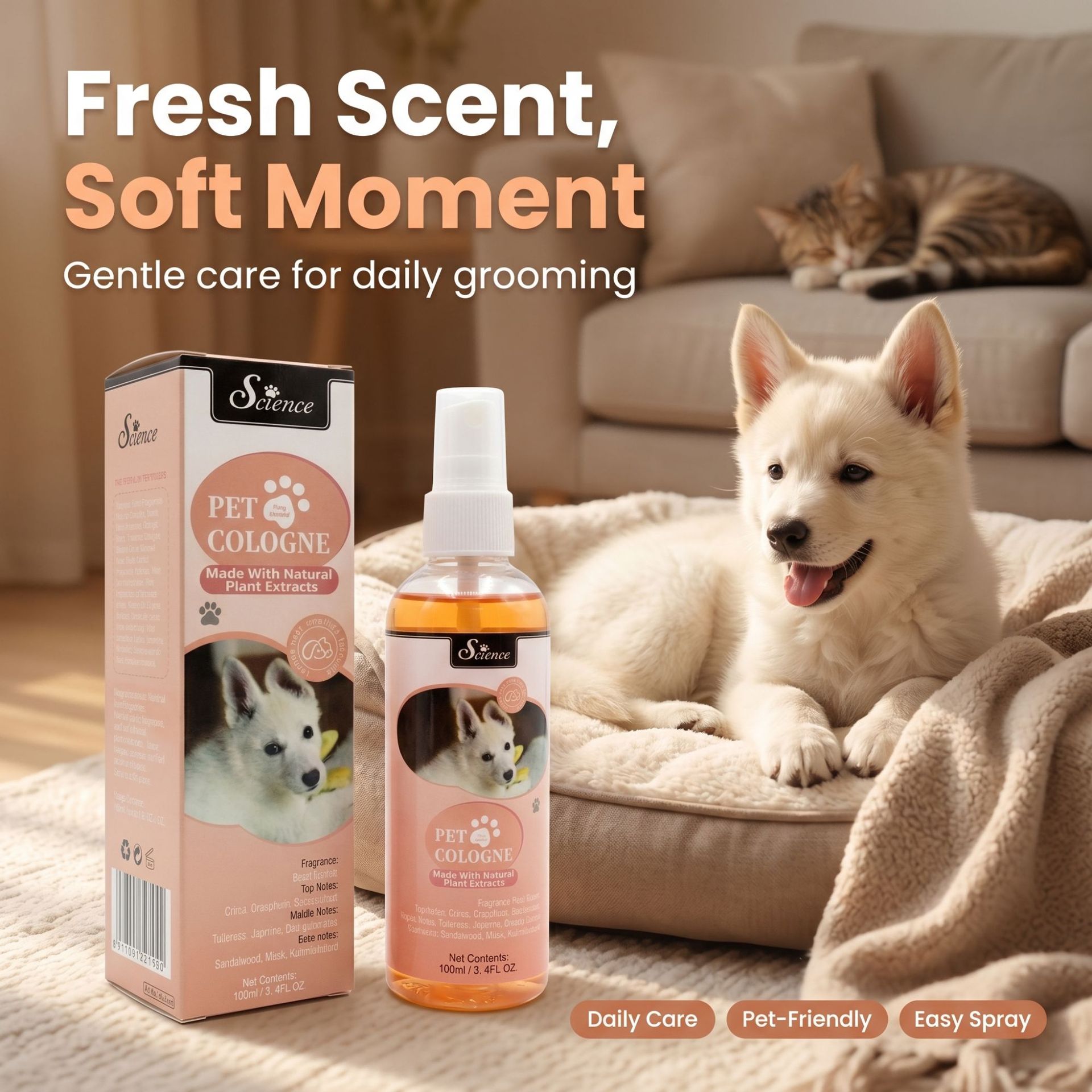 100 ML Dog Perfume Spray Pet S - Perfume Fragrance Shampoo ulasan dan harga