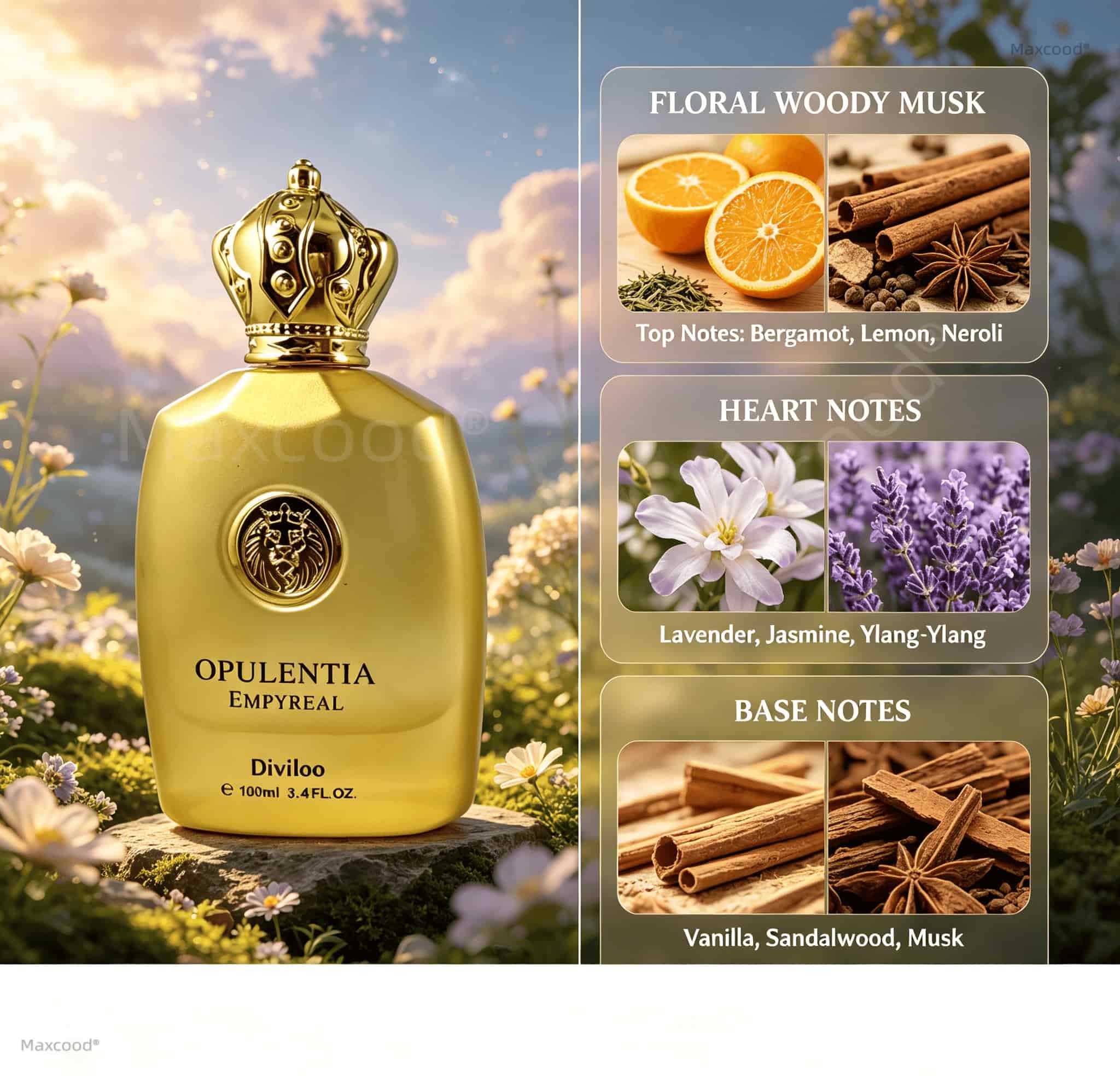 Floral, Woody, and Musky Notes - Perfume Floral Fragrance ulasan dan harga