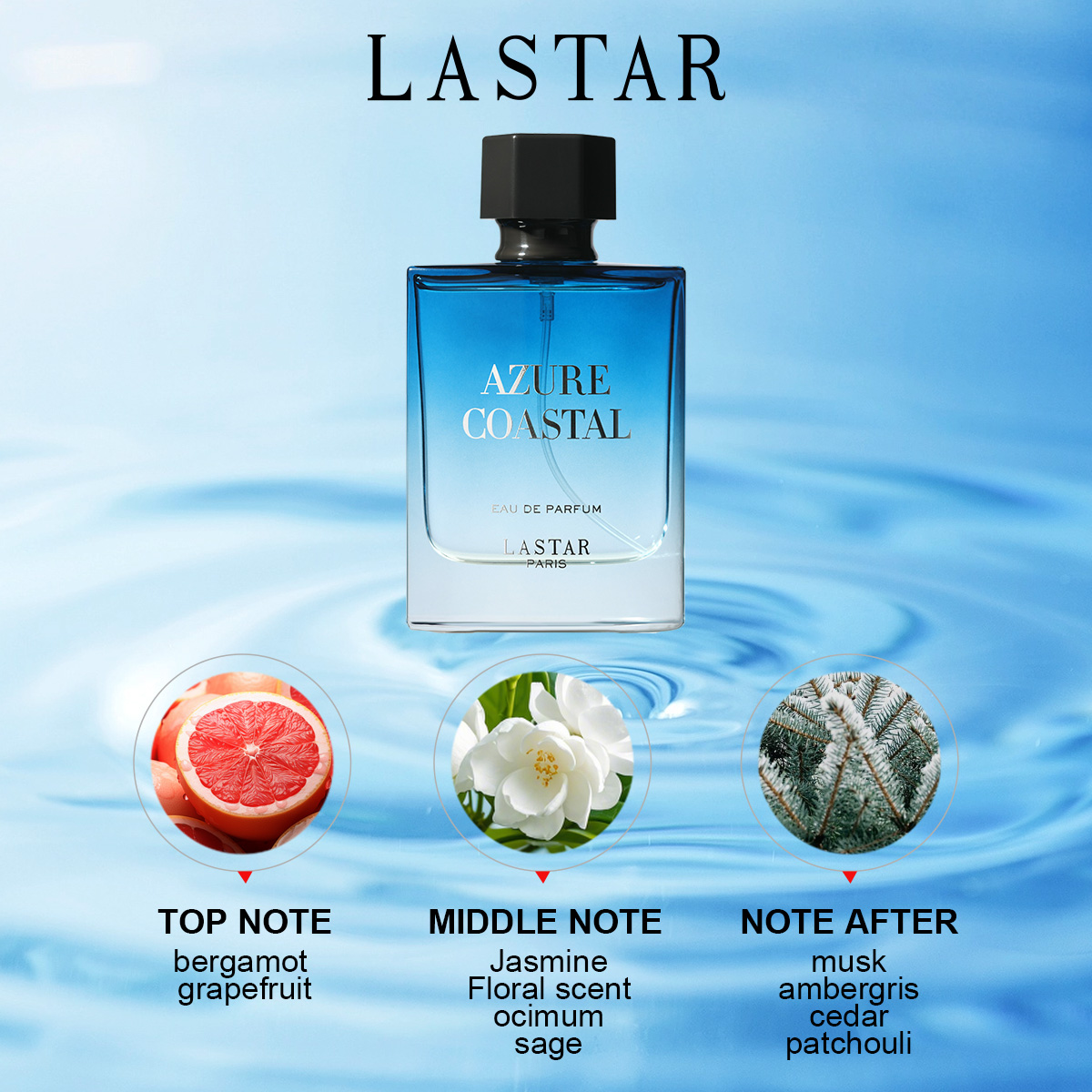LASTAR Men Perfume, Two Bottle - Perfume Fragrance Bottle ulasan dan harga