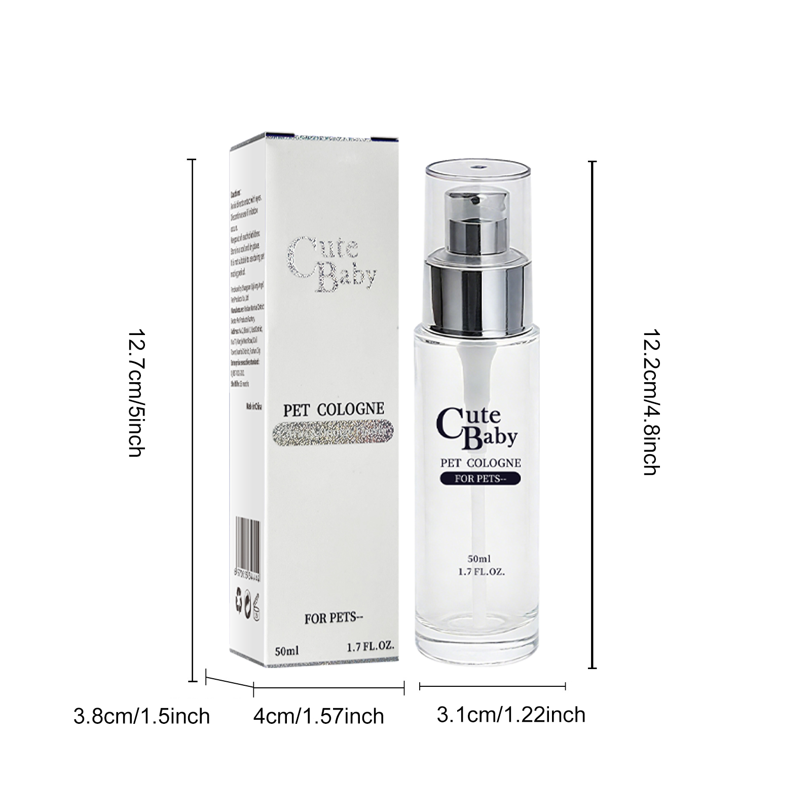 50 Ml Pet Alcohol-Free Liquid  - Perfume Fragrance Shampoo ulasan dan harga
