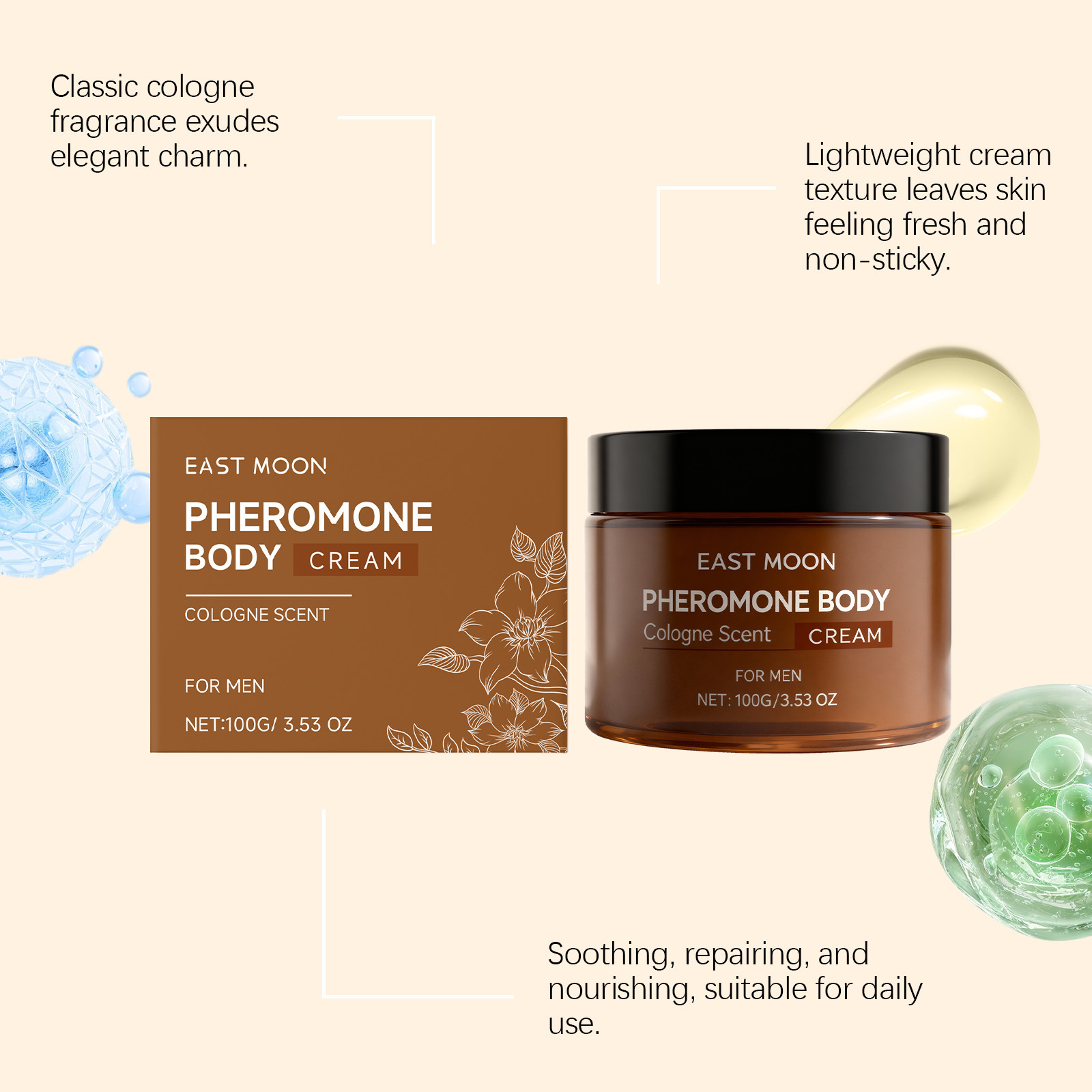 East Moon Men Fragrance Moistu - Perfume Fragrance One ulasan dan harga